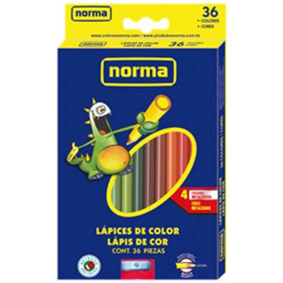 Colores Norma Redondos Largos x36