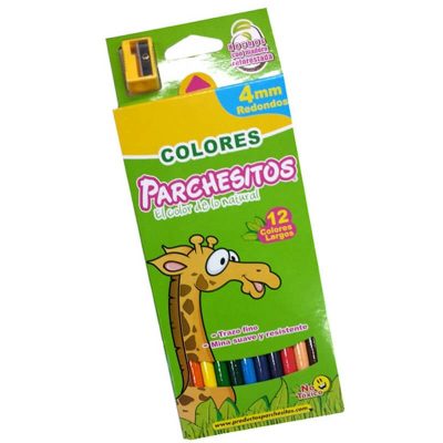 Colores largos 4mm x12 parchesitos