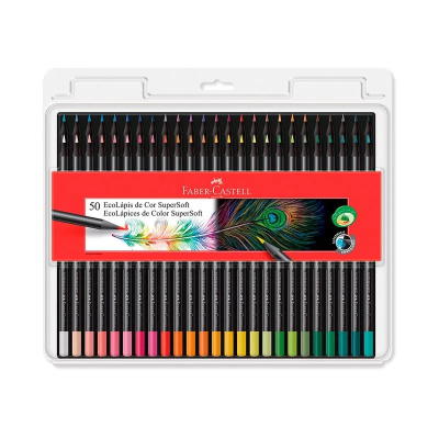 Colores Faber Castell Supersoft X 50 Unidades