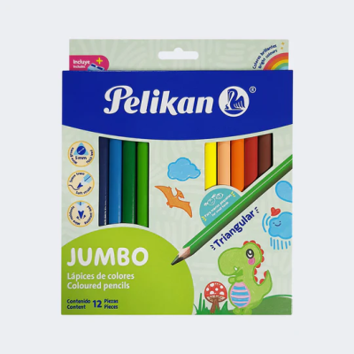 Lapices de Colores Jumbo X12 - Pelikan