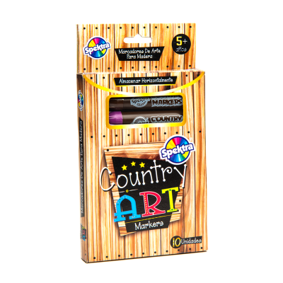 Marcadores Country Art Markers X10 - Spektra