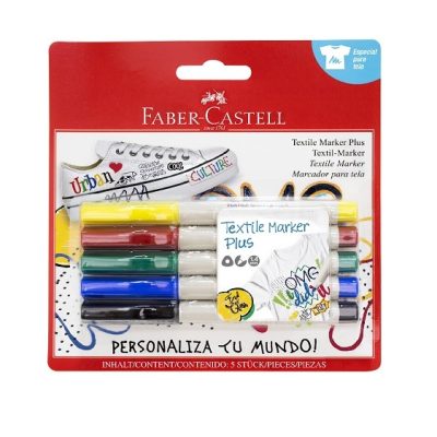 Marcador Textil  X5 Marker Plus - Faber Castell