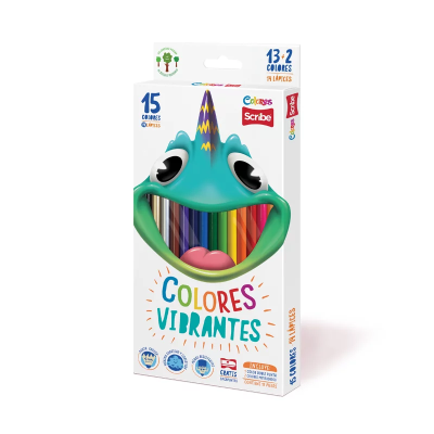 Colores vibrantes unipunta 13+2 Scribe
