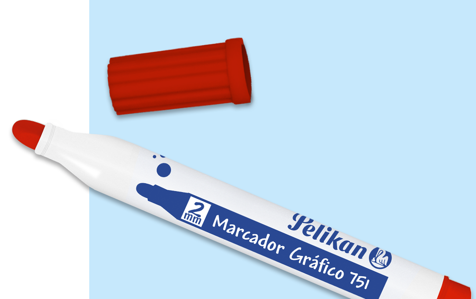 Marcadores Gráfico 751  X10 Unidades - Pelikan - Imagen 2