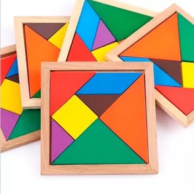 Tangram Rompecabezas 7 Piezas 16x16cm