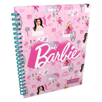 Cuaderno argollado pasta dura 5 Materias Barbie - Primavera