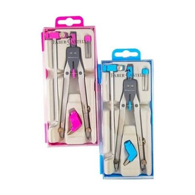 Compas de precisión con adaptador y extensor - Faber Castell