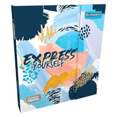 Folder 3 argollas con solapa  – Primavera