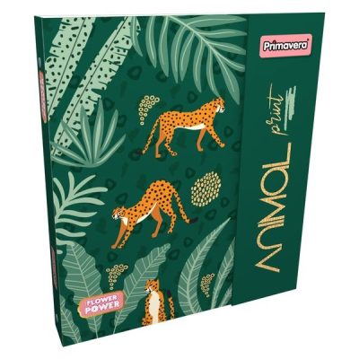 Folder 3 argollas con solapa Animal - Primavera