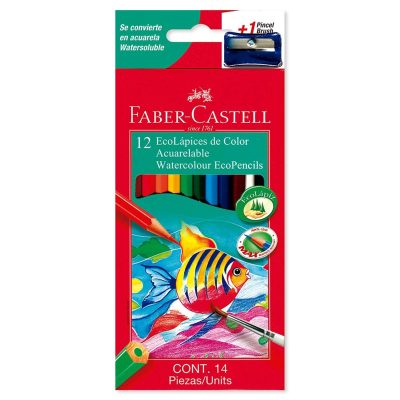 Colores Acuarelable x 12 Unidades - Faber Castell