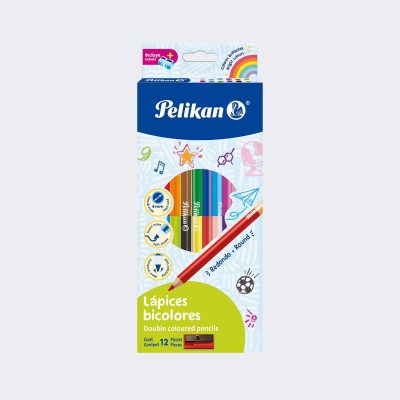 Lapices de colores doble punta 12=24 - Pelikan