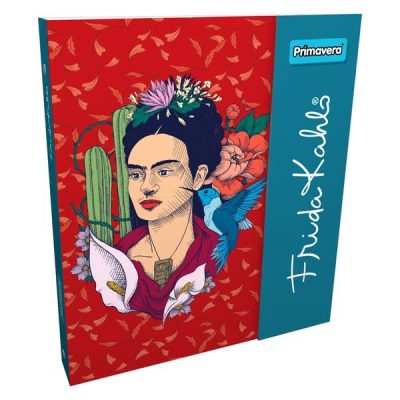 Folder 3 argollas con solapa Frida Kahlo– Primavera