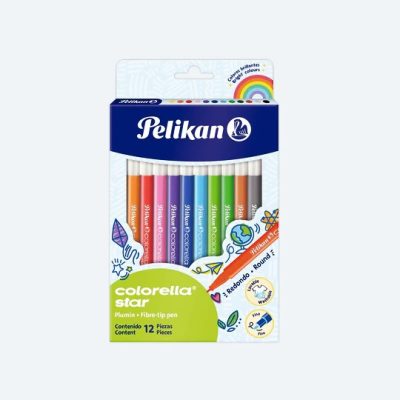 Plumones Colorella Star x12 - Pelikan