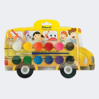 Acuarela Bus Escolar - Pelikan