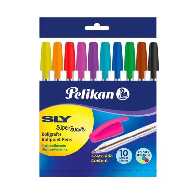 Bolígrafo SLY x10 Colores - Pelikan