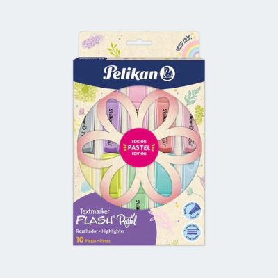 Resaltador X10 Textmarker Flash pastel Petalos - Pelikan