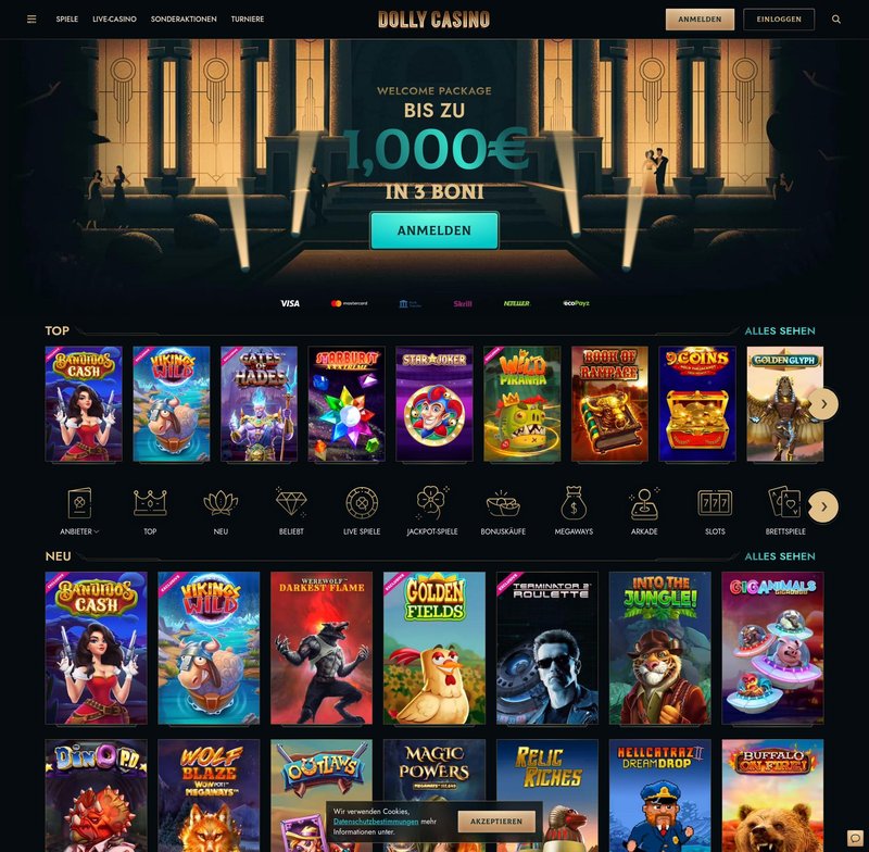 Esplora dolly casino bonus